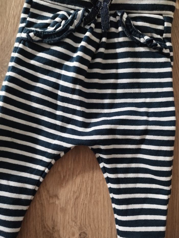Legging marinière taille 3 mois - photo numéro 3