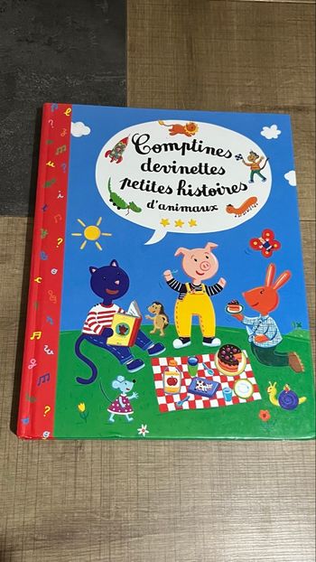 Livre de comptines devinettes animaux 