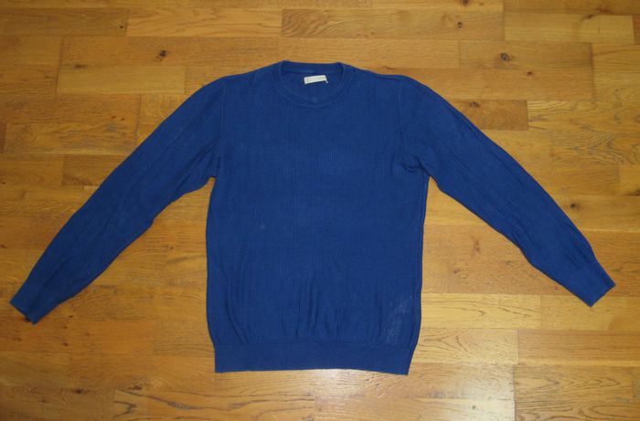Pull Celio bleu en maille - Taille M - photo numéro 2
