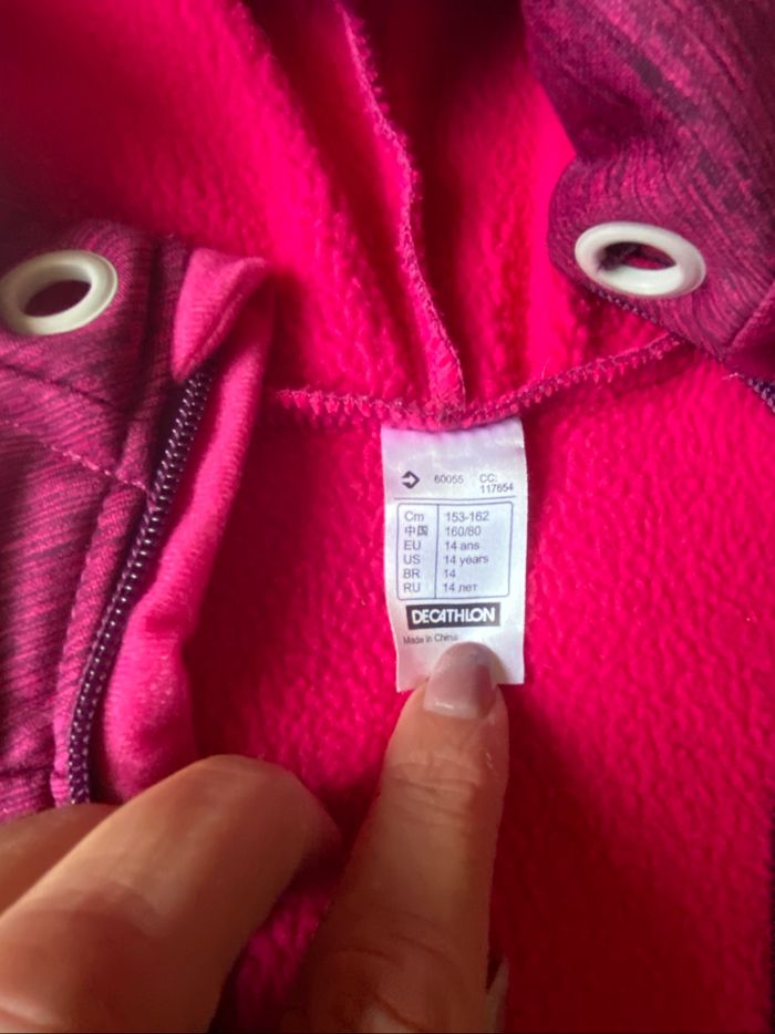 Polaire de randonnée fille 14 ans Quechua - photo numéro 4