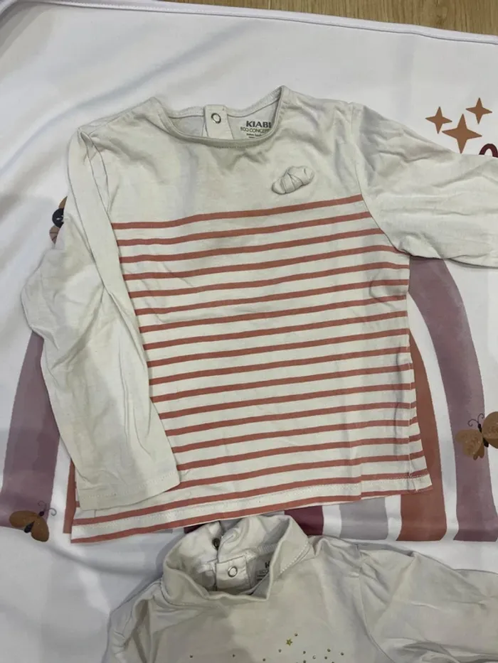 Lot de 2 t-shirts manches longues bébé fille Kiabi – Taille 18 mois / 82 cm - photo numéro 6