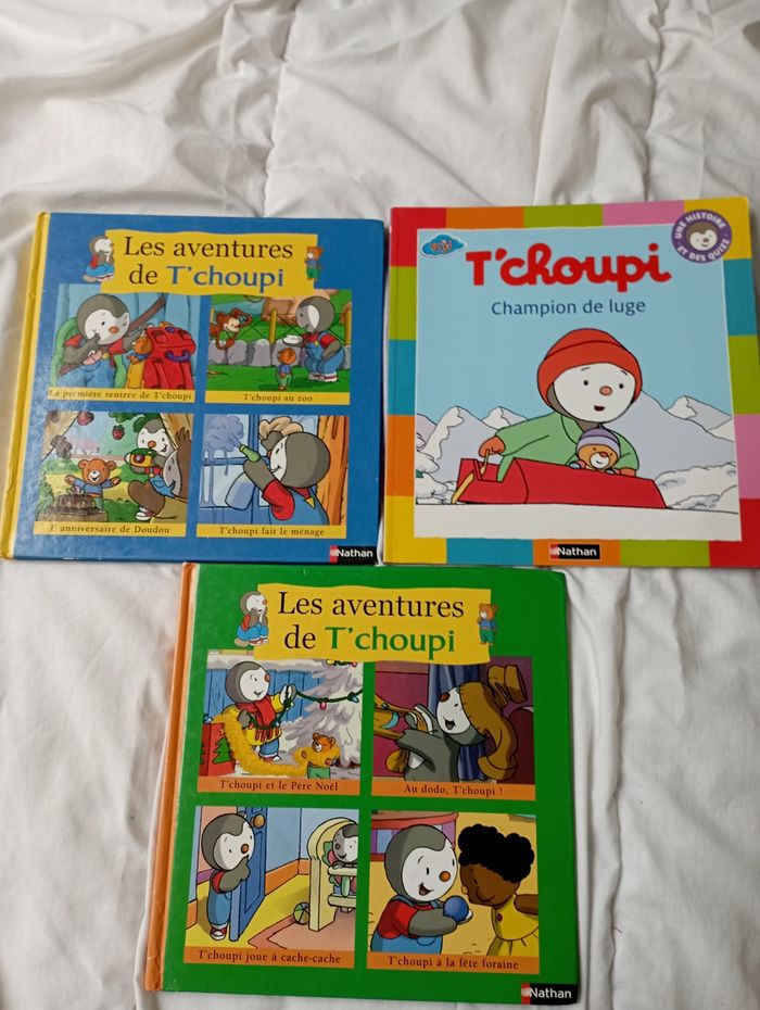 Lot 3 livres T'choupi 7€