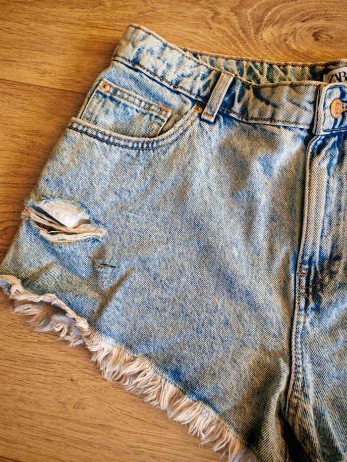 Short en jean zara taille 44 - photo numéro 4