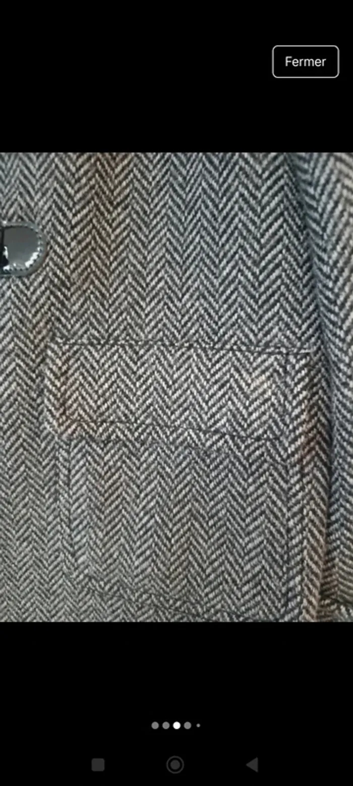 Manteau 100%laine weill parfait état - photo numéro 3