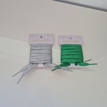Paires de lacets pailletés