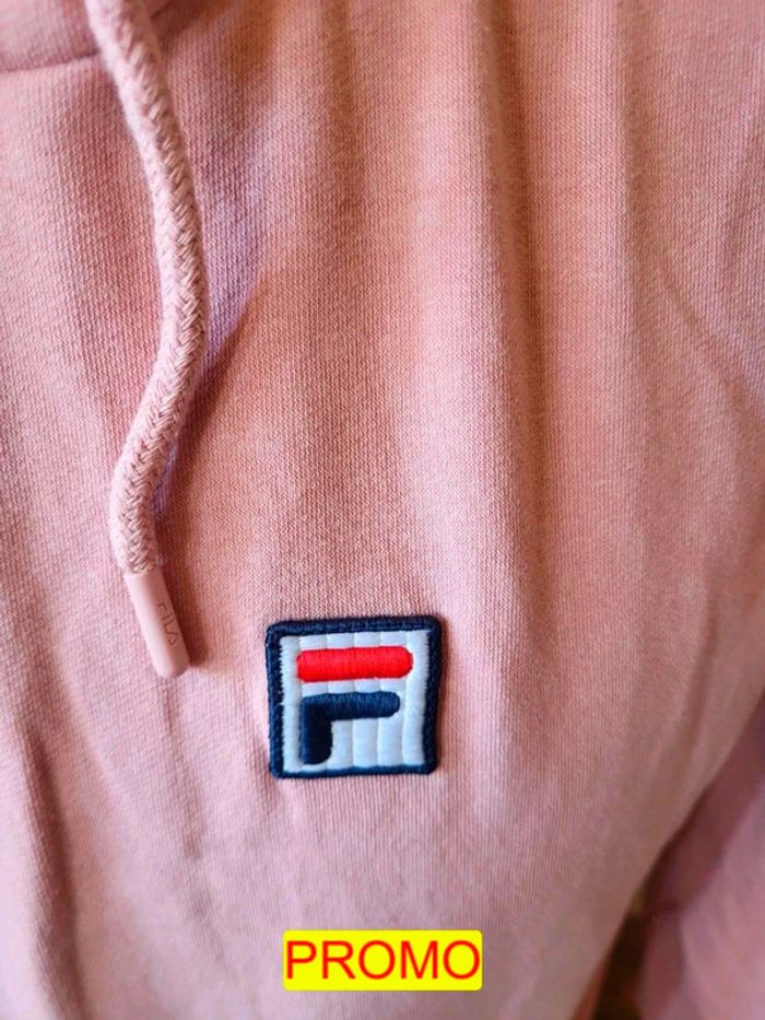 Joli sweat à capuche hoodie Fila femme taille M Ref XXX44 - photo numéro 2