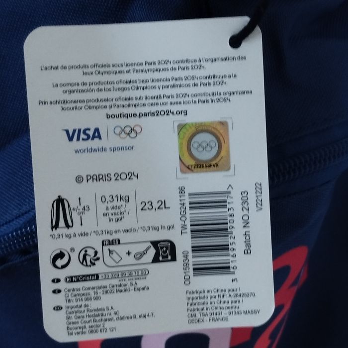 Sac à dos Neuf Paris 2024 - photo numéro 9
