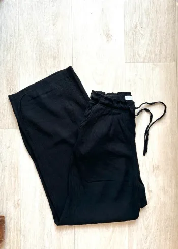 Pantalon à jambes larges plissé Primark taille L (taille petit)