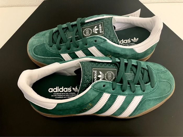 Adidas Originals Gazelle Indoor Green / White - photo numéro 5
