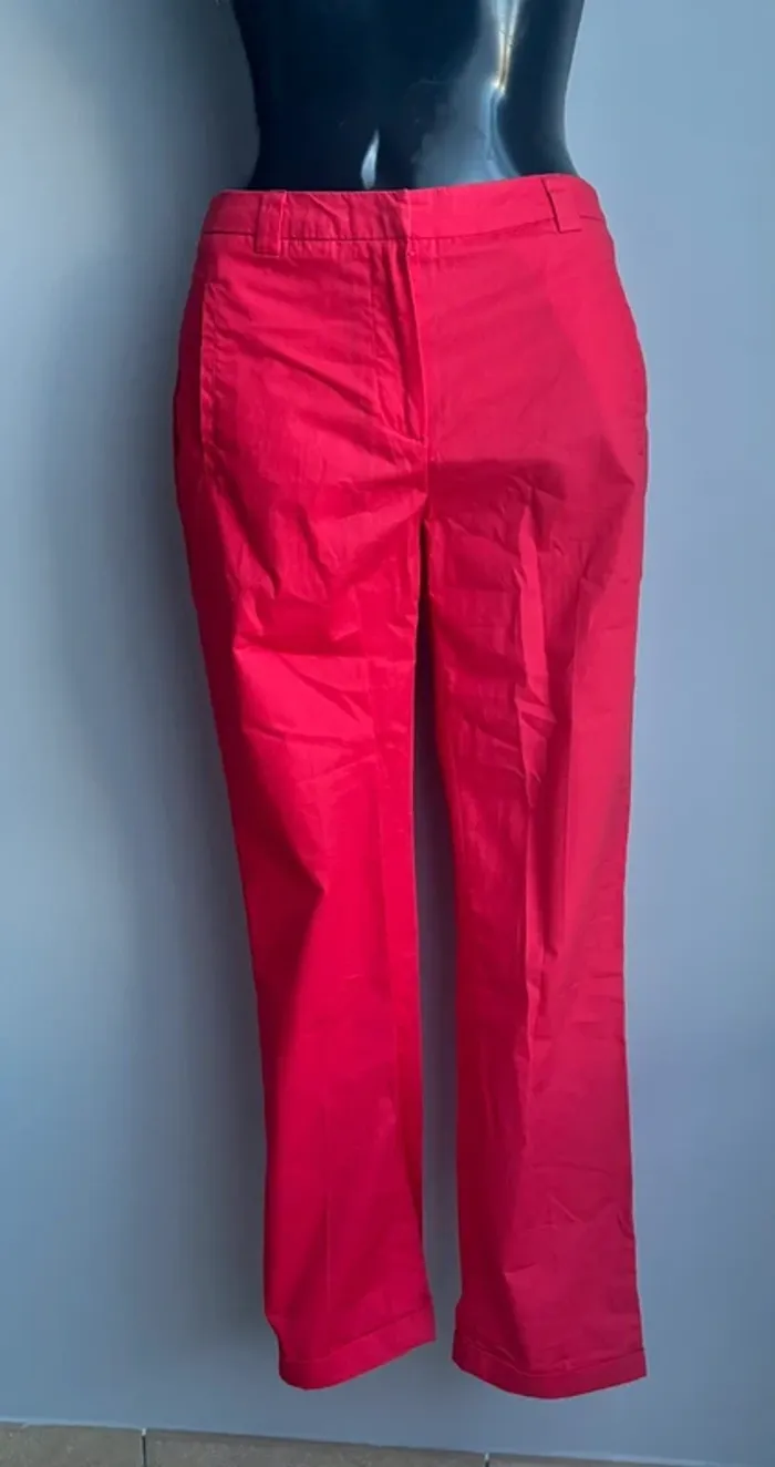 jacqueline riu pantalon rouge regarder toutes les photos et mesures - photo numéro 2