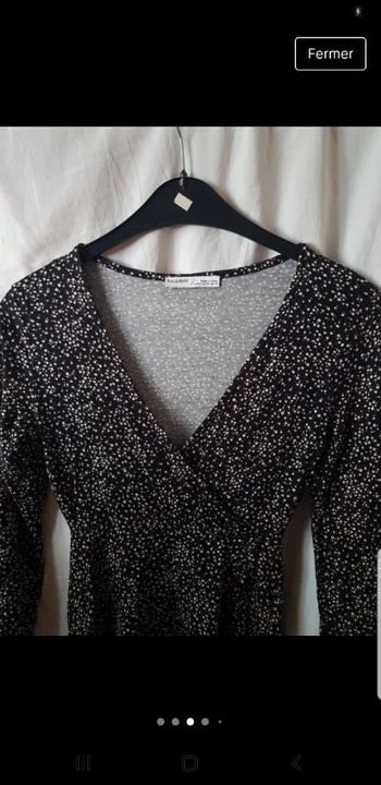 Blouse cœur croisé