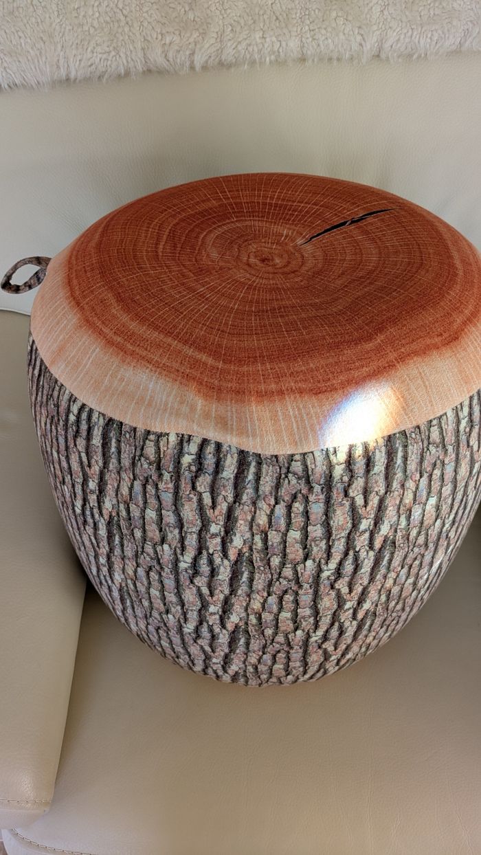 Pouf tronc d' arbre