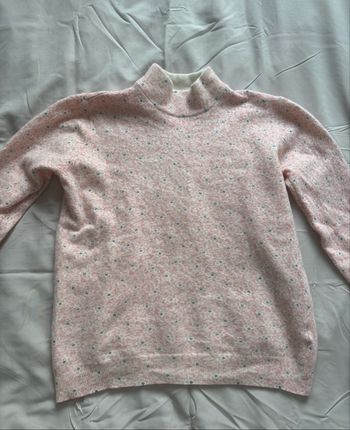 Pull en laine fleuris Damart très bon état 