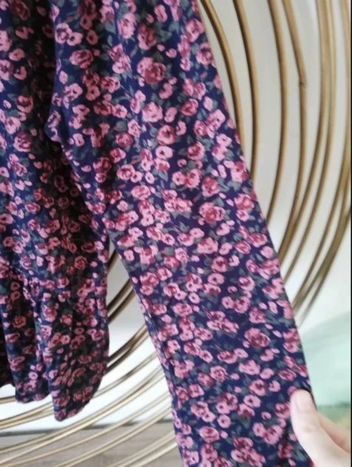 T-shirt manches longues fleuri Wednesday's girl TS - photo numéro 5