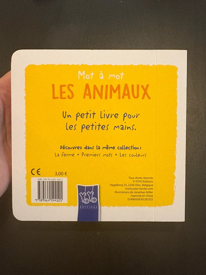 Livre enfant – Mot à mot les animaux - photo numéro 2
