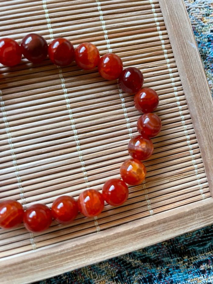 Bracelet en agate veine - photo numéro 2