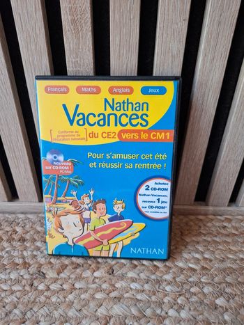 CD-ROM Nathan Vacances du CE2 vers le CM1