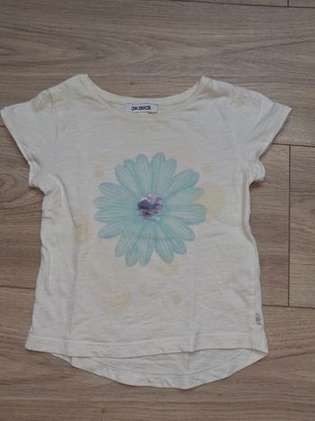 Tee shirt manche courte fille 24 mois