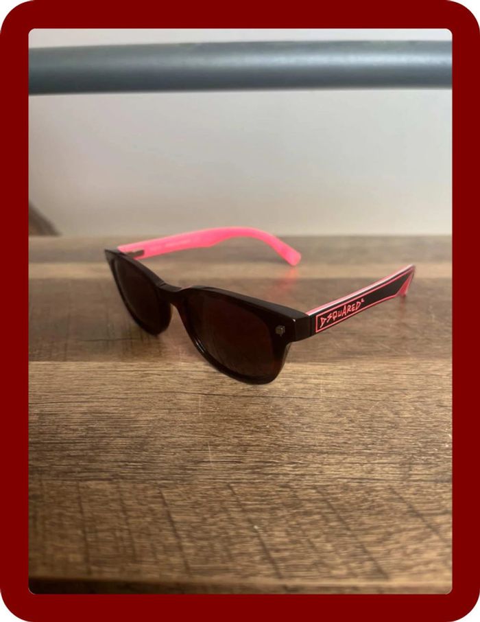 Lunette de soleil Dsquared2 marron rose