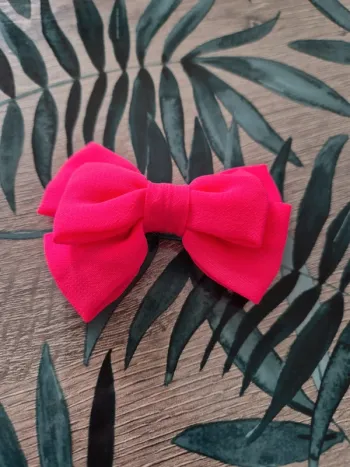 Pince nœud fuchsia
