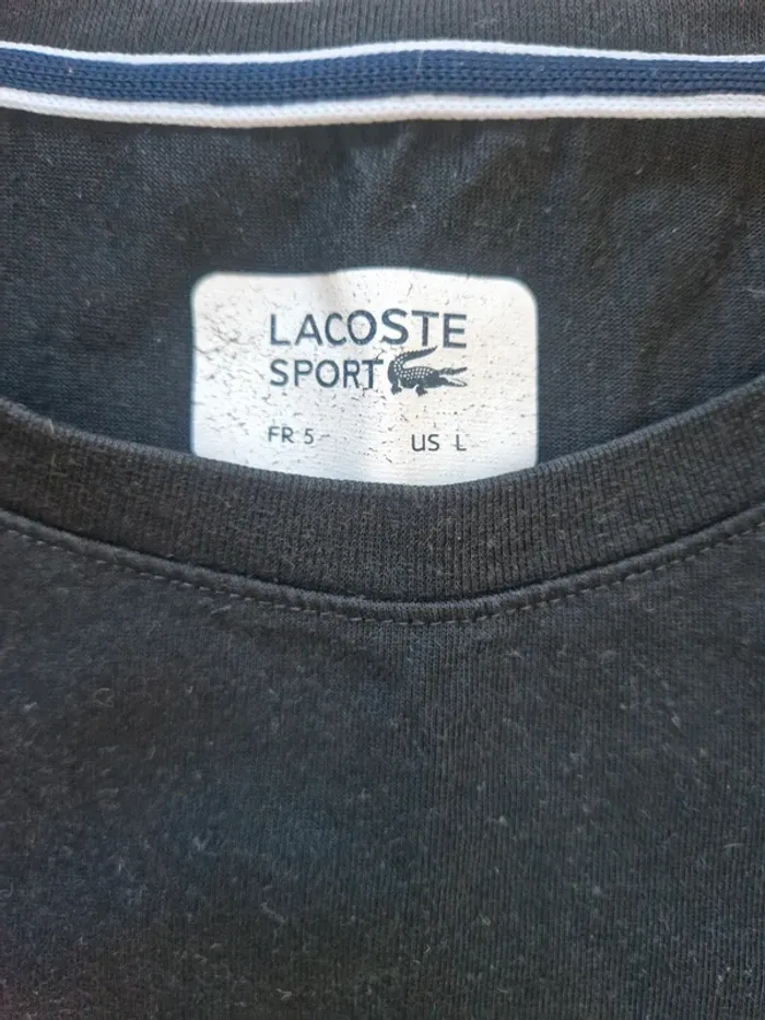T-shirt homme Lacoste Sport taille L/FR5 - photo numéro 3