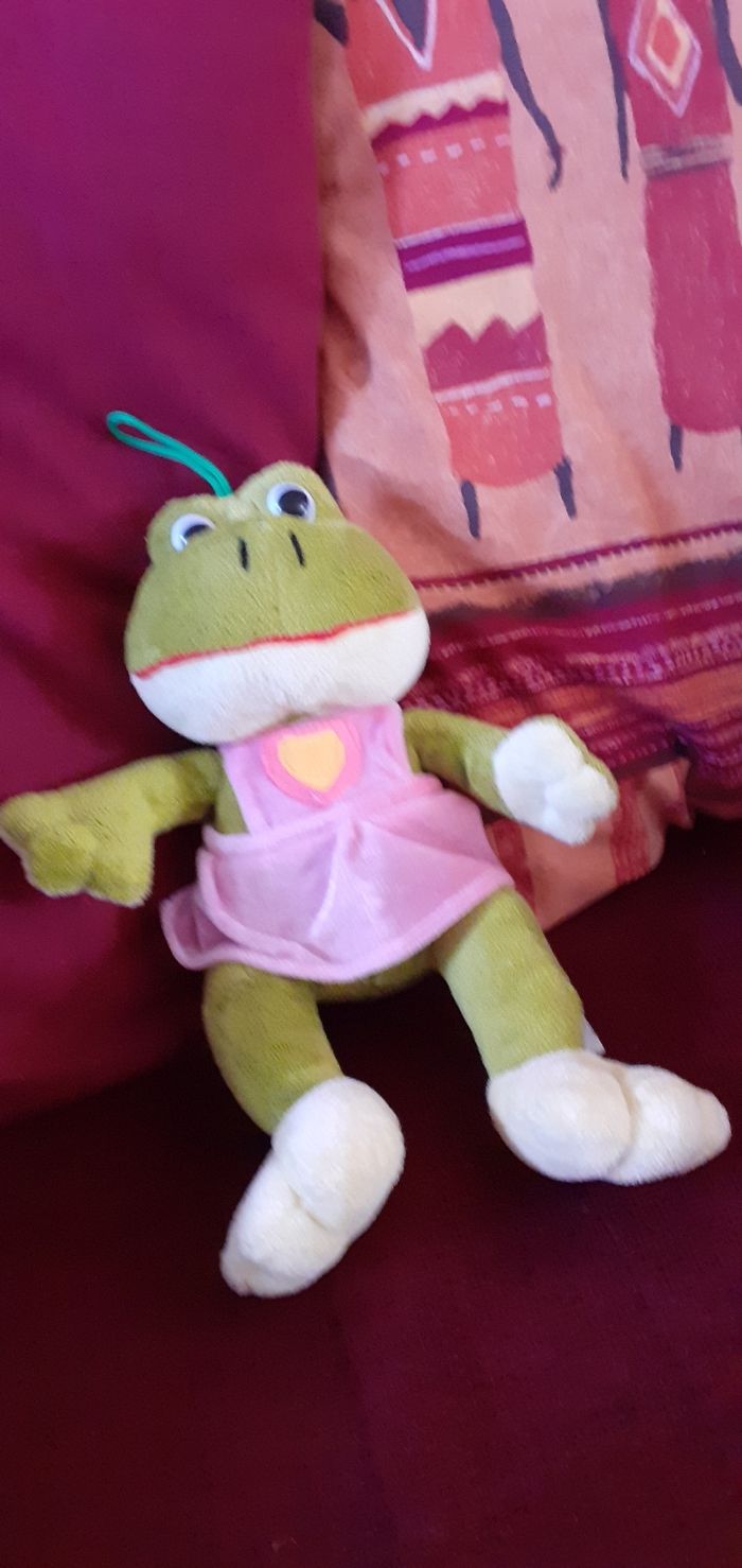 Peluche grenouille