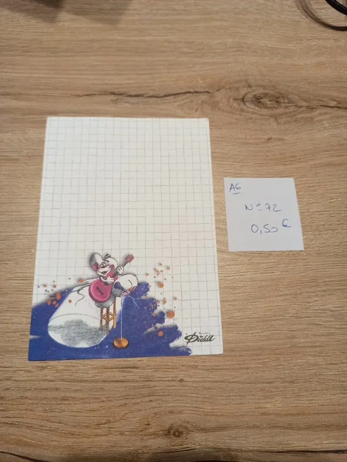 Feuille Diddl A6 72 0,50€