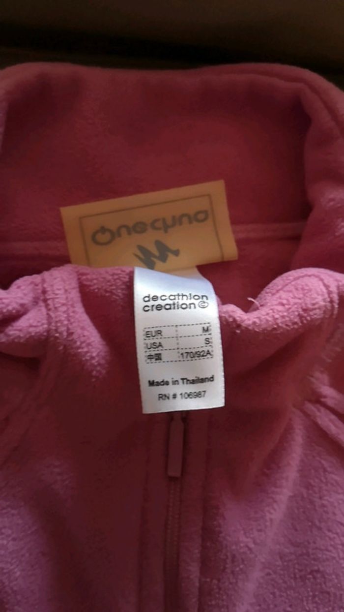 Pull polaire rose Queschua - photo numéro 4