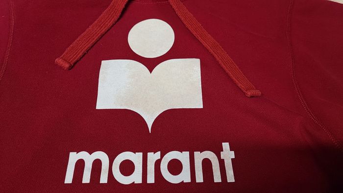 Sweat à capuche sans manche Isabel Marant 36 Rouge / Bordeaux - photo numéro 3