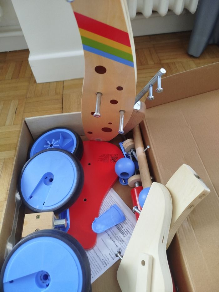 Draisienne  en bois  PlaytiveJunior lidl 1-5 - photo numéro 7