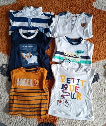 Lot de 6 tee shirt orchestra