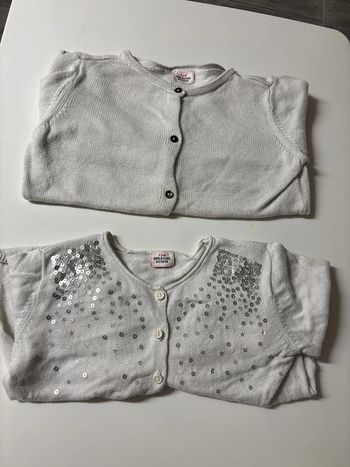 Lot de 2 gilets blancs