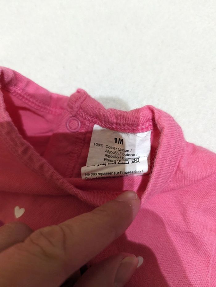 Lot de 3 pyjamas légers Kiabi bébé 1 mois - photo numéro 4