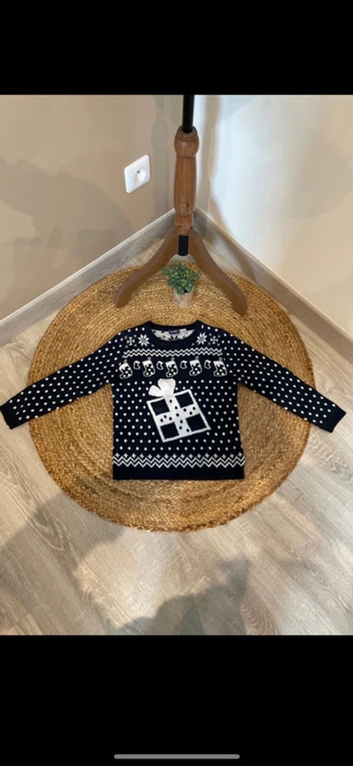 Pull de noel lumineux garçon 4-6ans