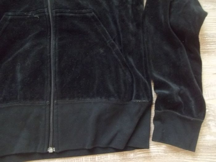Gilet sweat velours noir 14 ans/156 cm - photo numéro 2