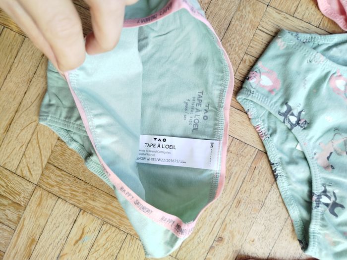 5 culottes fille neuves Tape à l'oeil 4 ans - photo numéro 2