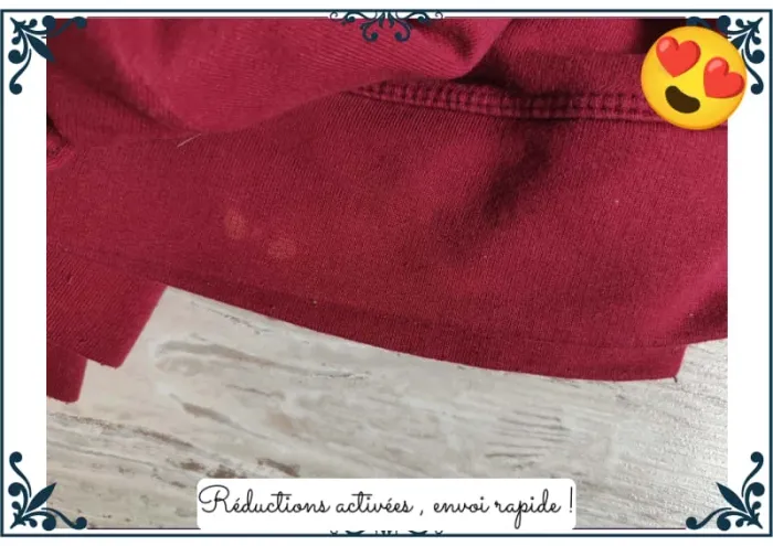 Pull bordeau You are beautiful - photo numéro 5