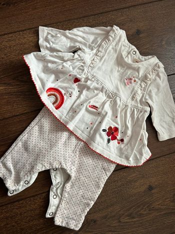 Ensemble catimini 3 mois blanc