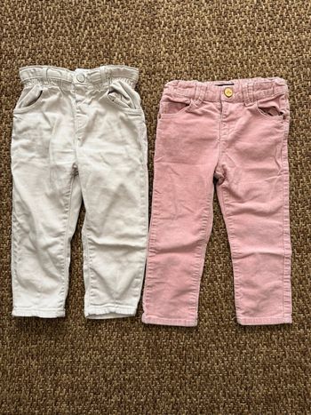 Lot de 2 pantalons Zara 18-24M/86cm