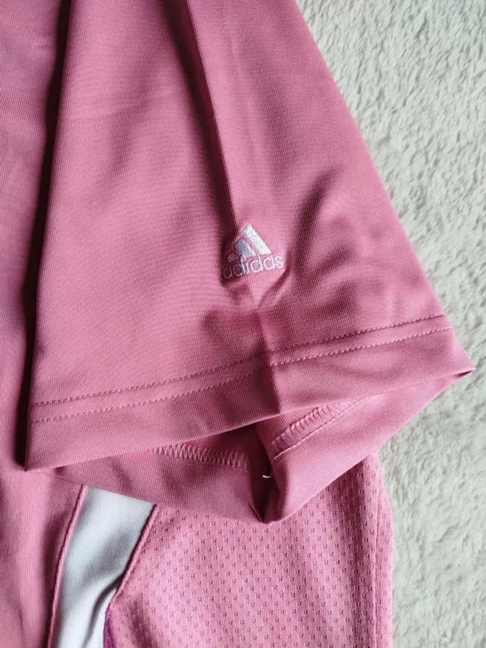T-shirt fluide Adidas Clima cool rose taille XL - photo numéro 4