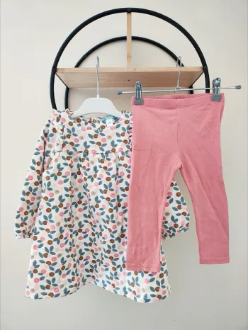 18 mois ensemble obaibi okaidi robe été legging