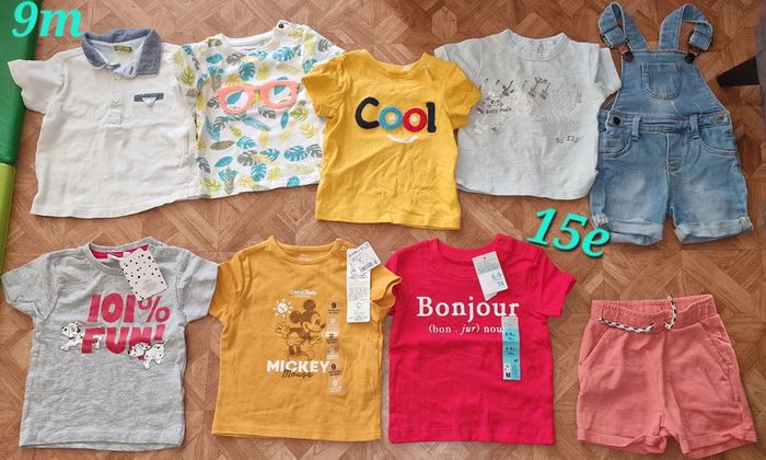 Lot 9vetements été 9mois
