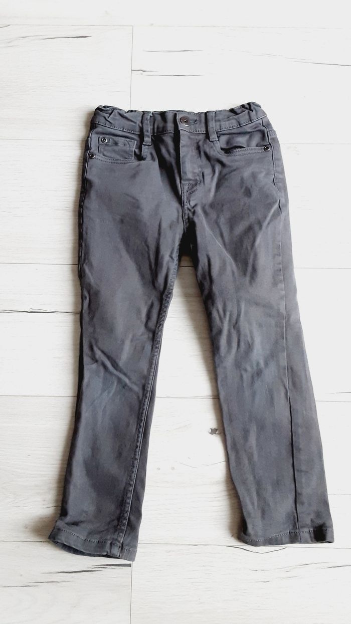 Vêtement garçon pantalon jean gris Vert Baudet 6 ans