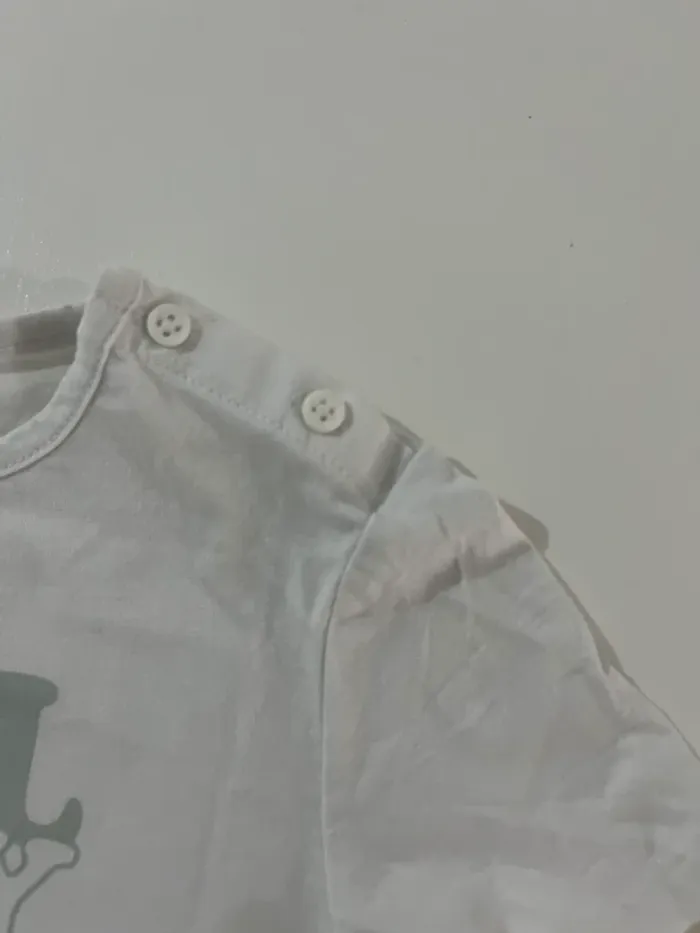 Tshirt blanc Cool baby club - 36 mois - Kiabi - photo numéro 2