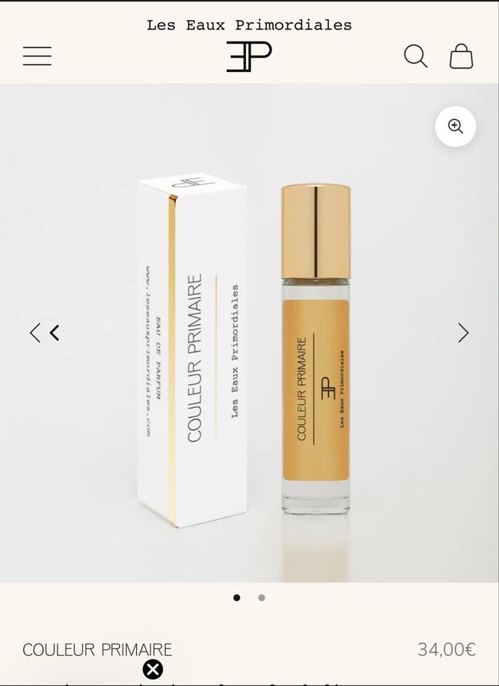 Parfum couleur primaire 11ml les eaux primordiales