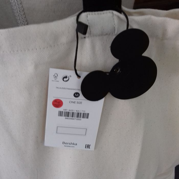 Tote écru Mickey - Bershka - 47X49cm- Neuf - photo numéro 6