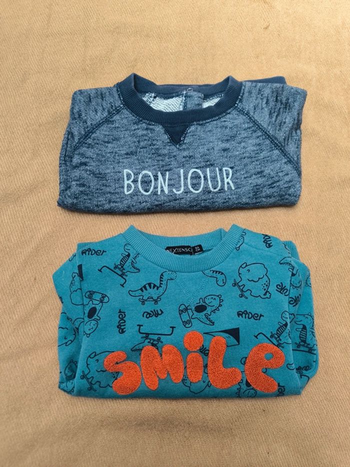 Lot sweats 18 mois