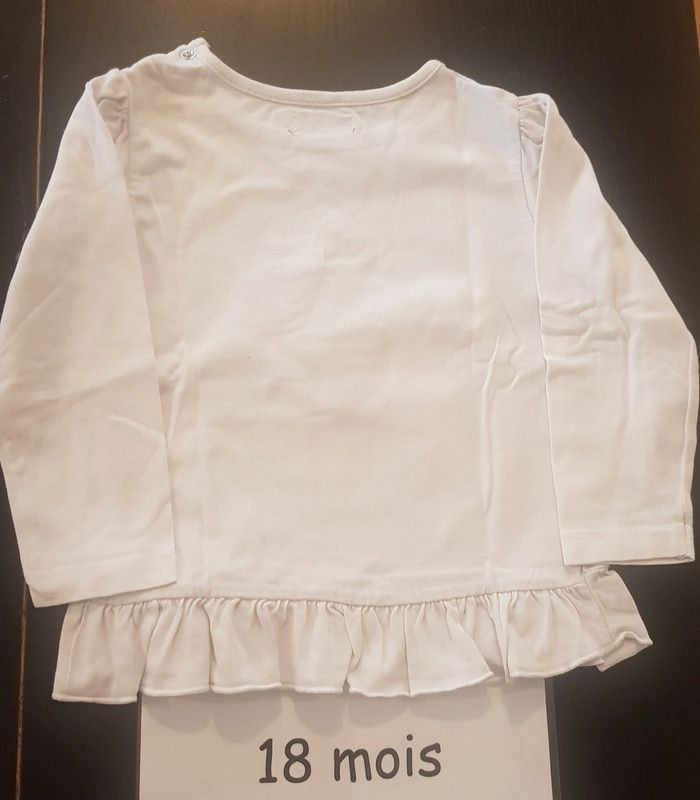 T-shirt ml Tissaia 18 mois - photo numéro 2