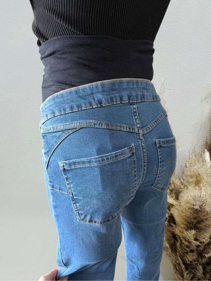 Beau jegging de grossesse new look T36 / S neuf bleu jeans - photo numéro 3