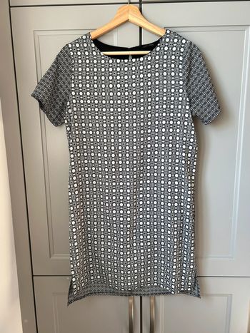 Robe courte noir et blanc